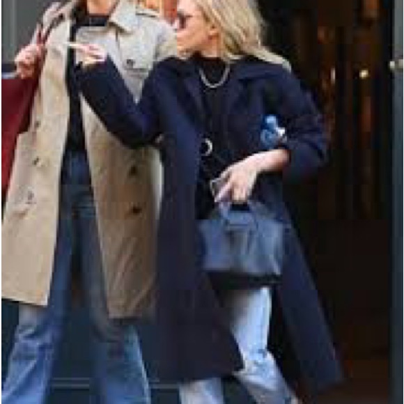 NWT Current Air Navy Wool Coat - Picture 3 of 12